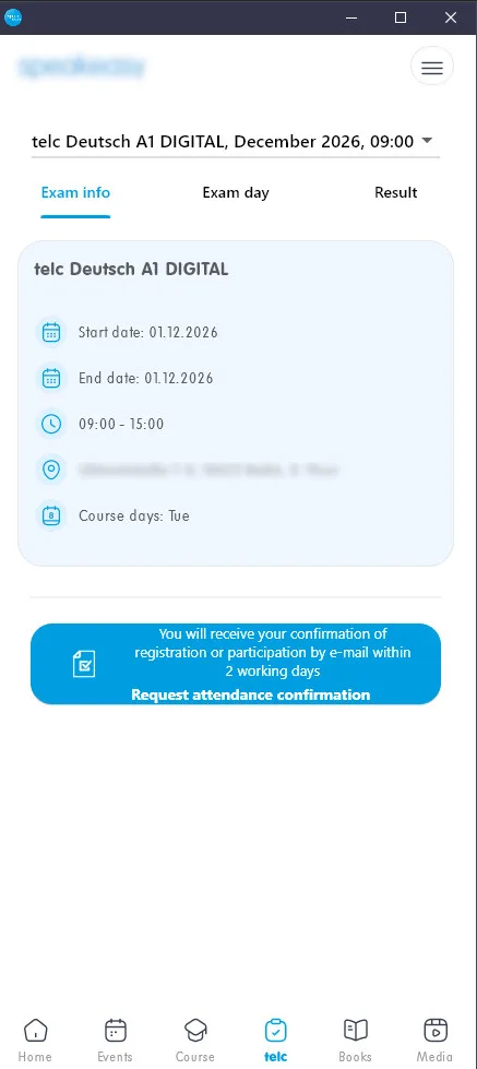 Campus-App — Mobile Lernplattform für Sprachschulen — Screenshot 3