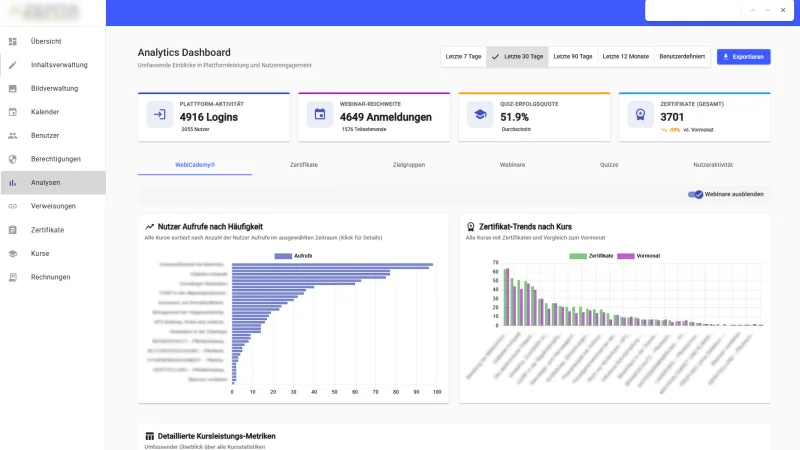 Lernportal — Fortbildungsplattform für medizinisches Fachpersonal — Screenshot 4