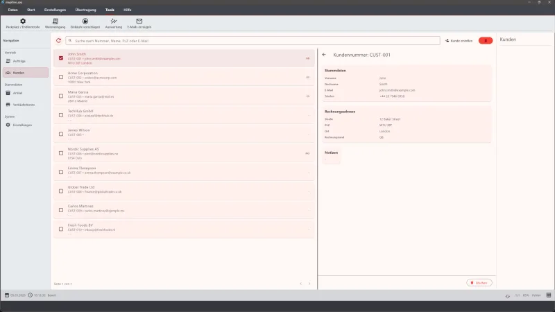 Magic-Line — Multichannel-Warenwirtschaft für den Versandhandel — Screenshot 3